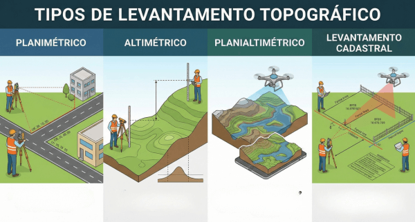 Tipos de levantamento topográfico