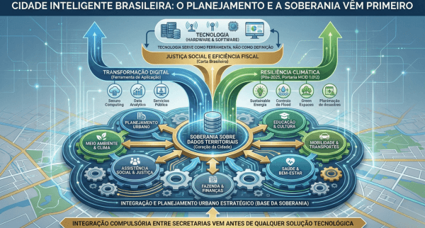 Cidades Inteligentes no Brasil: O Fim da Ilusão Tecnológica e a Ascensão do Território (Dossiê 2026)